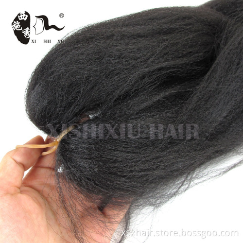 alibaba new products Seditty 165g 82 Inches Synthetic Ultra Braiding 100% Synthetic Hair for Single Color